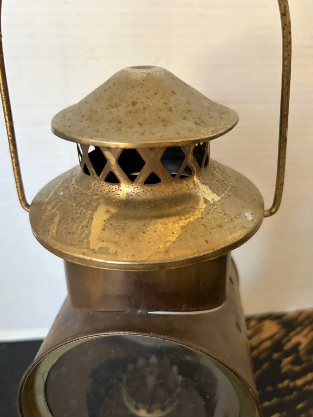 Brass Vintage DIETZ ORIENT MOTOR LAMP